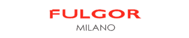 Logo with "FULGOR" in bold red uppercase letters above "MILANO" in thin gray uppercase, ideal for appliance repair and installation businesses on a light background.