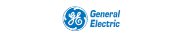 General Electric logo featuring a blue circular "GE" symbol and the words "General Electric," representing appliance repair and installation, on a light background.
