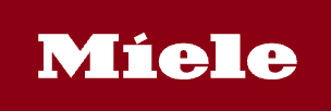 The Miele logo in bold white text on a red background, symbolizing excellence in appliance repair and installation.
