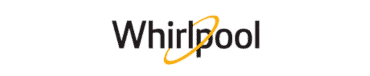 The Whirlpool logo features the word "Whirlpool" in black letters with a gold swirl, often seen on trusted appliance repair and installation services.