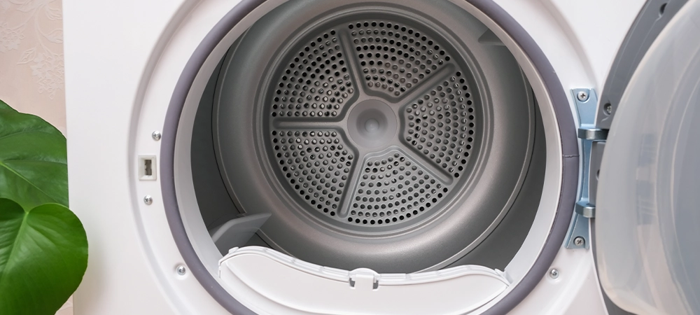 Drying machine in the house for drying linen, clothes, bed linen. Dryer.