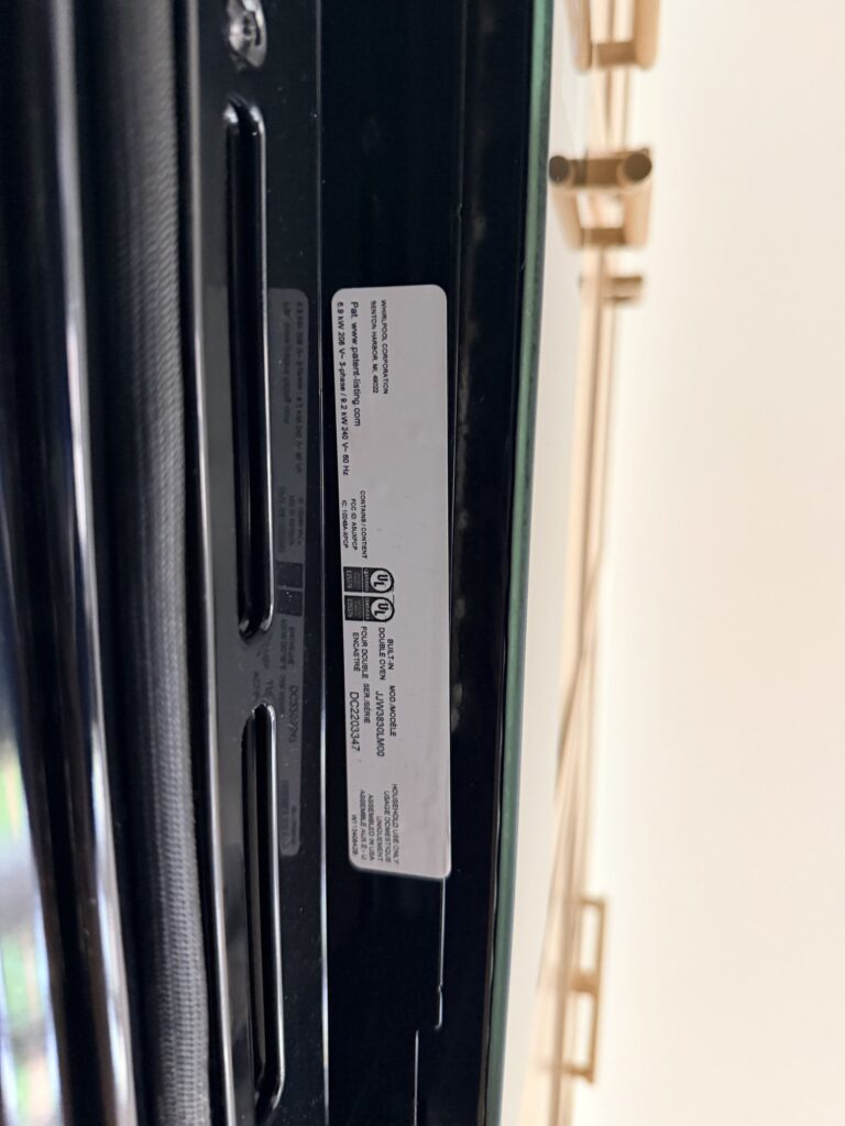 appliance repair repair barrie close up view label applianceforever ca