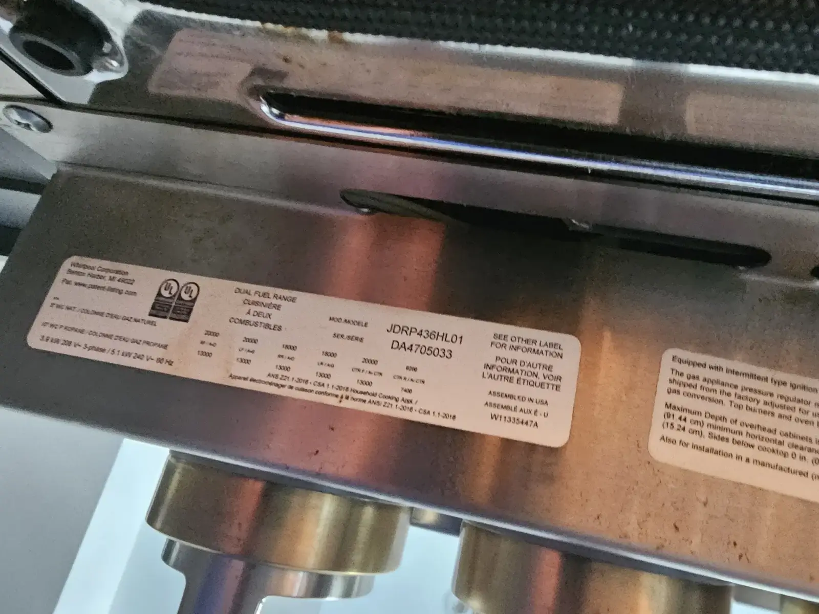 appliance repair close up label stainless steel appliance ideal appliance repair