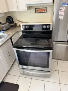 cooktop repair stainless steel whirlpool electric range glass cooktop installed